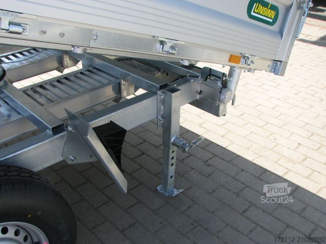 Three-way tipper trailer UNSINN FZ-TECHNIK Dreiseitenkipper 3500kg 3,66 x 2,04, elektrisch