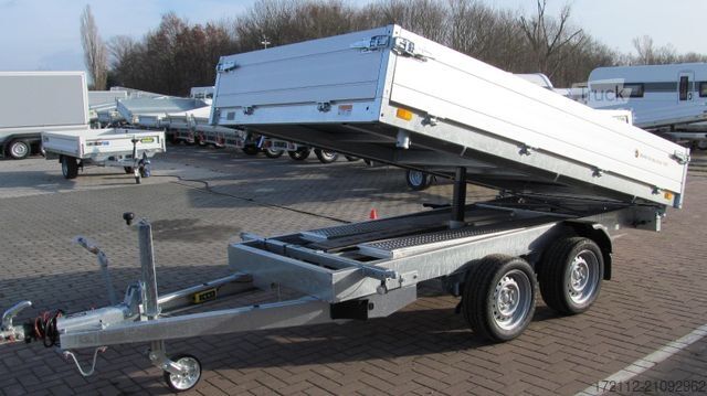 Trójstronna przyczepa wywrotka SARIS Dreiseitenkipper K3 306 170 3500 E mit Rampen