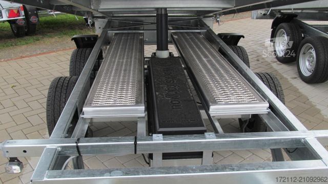 Trójstronna przyczepa wywrotka SARIS Dreiseitenkipper K3 306 170 3500 E mit Rampen