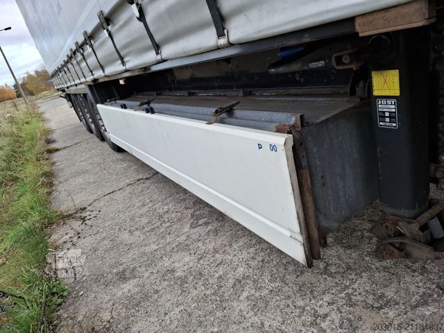 Open semitrailer with tarp KRONE SD
