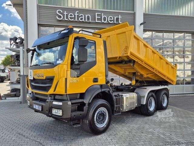 Standaard-SZM Iveco Trakker AD380T50 6x4 Kipper/SZM Wechselsystem