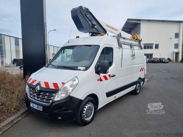 ανυψωτική πλατφόρμα τοποθετημένη σε φορτηγό Renault Master 2.3 dCi / KLUBB K32, 12,5m