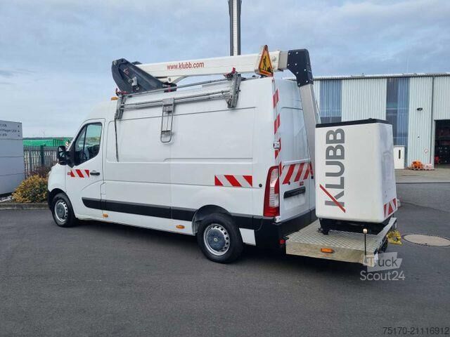 ανυψωτική πλατφόρμα τοποθετημένη σε φορτηγό Renault Master 2.3 dCi / KLUBB K32, 12,5m