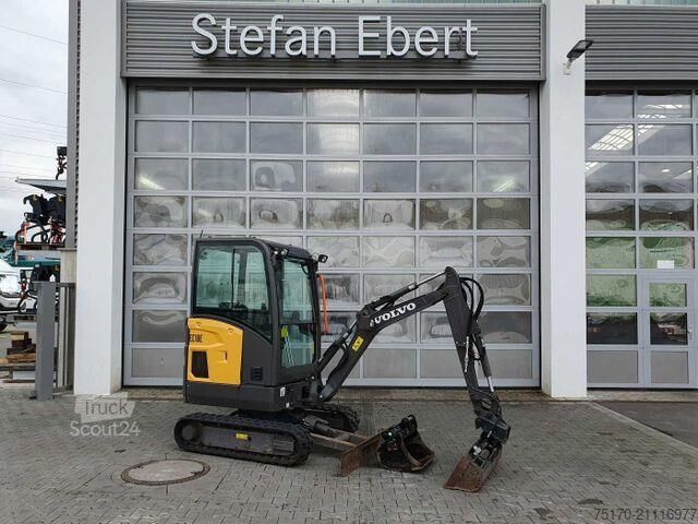 Mini-pelle Volvo EC18E / nur 415h! / MS01 / 2021 / inkl 2x Löffel