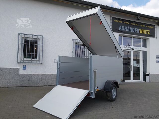 Automobilių priekaba Anssems GTB 1200 VT 2 251x128x118cm verfügbar abschließbar belastbarer Aludeckel bis 100kg