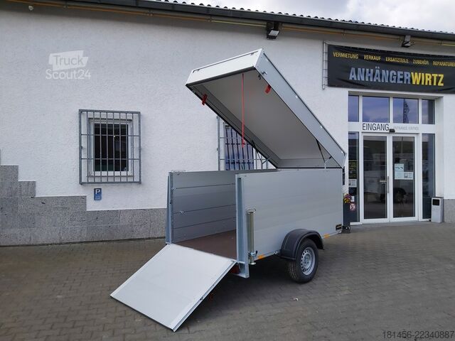 Automobilių priekaba Anssems GTB 1200 VT 2 251x128x118cm verfügbar abschließbar belastbarer Aludeckel bis 100kg
