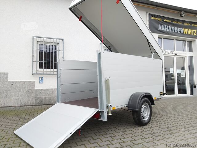 Automobilių priekaba Anssems GTB 1200 VT 2 251x128x118cm verfügbar abschließbar belastbarer Aludeckel bis 100kg