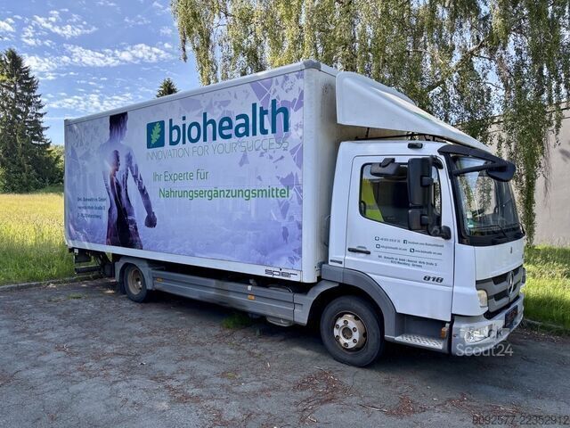 Autocamion cu caroserie tip cutie Mercedes-Benz Atego 818