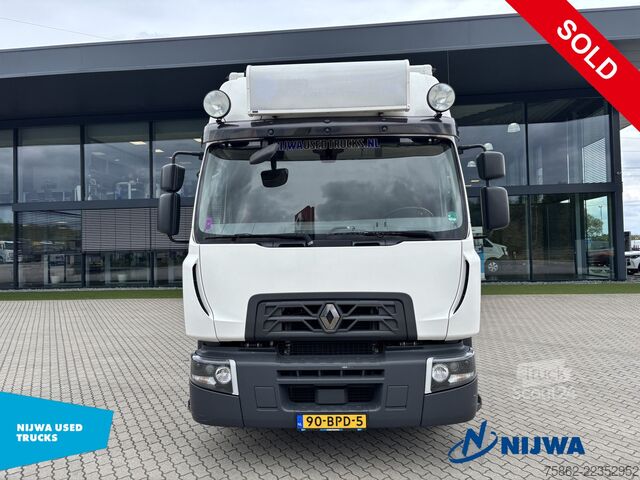 Συρόμενος μουσαμάς Renault D WIDE 4x2 Schuifzeil + Laadklep 2000KG