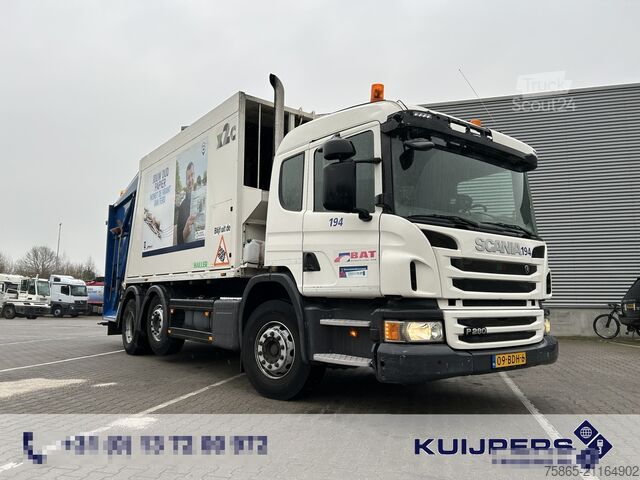Vehículo de recogida de basuras Scania P 280 / Haller X2C MEKAV 20 m3 / Garbage Truck ...