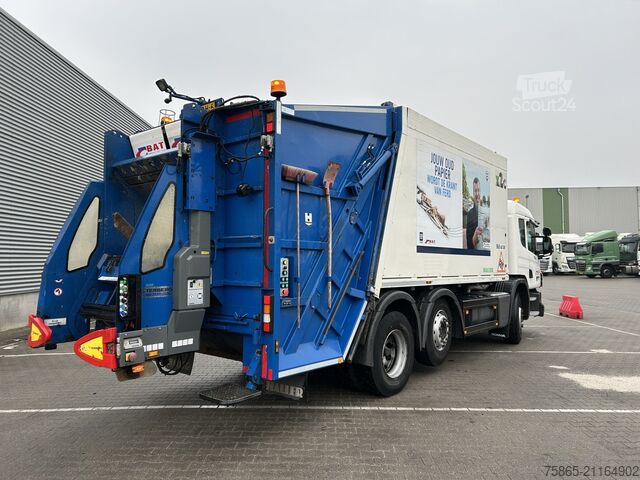 Vehículo de recogida de basuras Scania P 280 / Haller X2C MEKAV 20 m3 / Garbage Truck ...