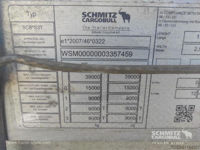 Åben sættevogn med presenning Schmitz Cargobull Curtainsider Standard