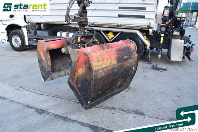 Kipper LKW MERCEDES-BENZ Arocs 2745 6x2 Heckkran Hiab X-HIPRO 192  Kipper