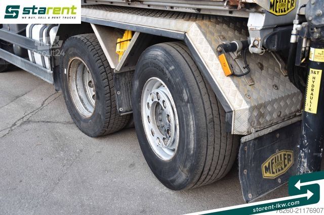 Kipper LKW MERCEDES-BENZ Arocs 2745 6x2 Heckkran Hiab X-HIPRO 192  Kipper