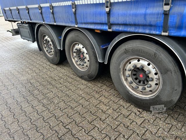 Semi-reboque aberto com lona BERGER Light SAPL 24 Coil SAF Alcoa  Lift  Lenk TÜV  26