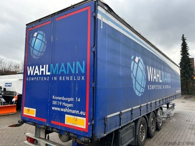 Semi-reboque aberto com lona BERGER Light SAPL 24 Coil SAF Alcoa  Lift  Lenk TÜV  26