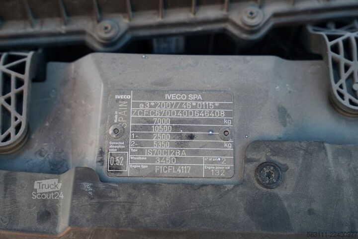 Фургон-самоскид IVECO DAILY 70-180 / WYWROTKA TYLNOZSYPOWA 2,8 M / DMC