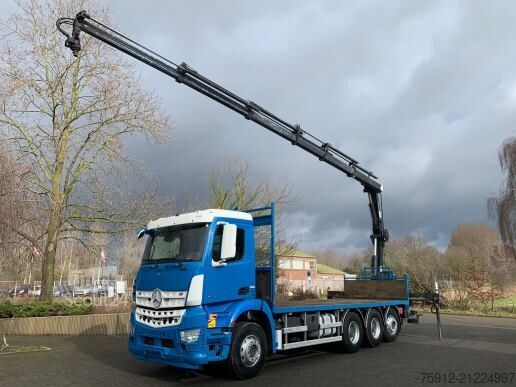 Vrachtwagen met kraan Mercedes-Benz AROCS 3240 8X4 - TRIDEM HIAB XS 166-E5 HIPRO CR...