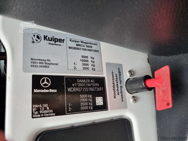 Resväska Mercedes-Benz Sprinter 516 CDI BE Clixtar/ Webasto/ 27 KUB/ N...