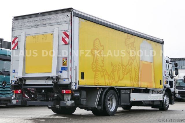 Φορτηγό μεταφοράς ποτών RENAULT D 18.320 Getränkewagen Vollluft LBW Kamera Euro6