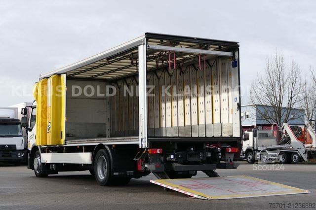 Φορτηγό μεταφοράς ποτών RENAULT D 18.320 Getränkewagen Vollluft LBW Kamera Euro6