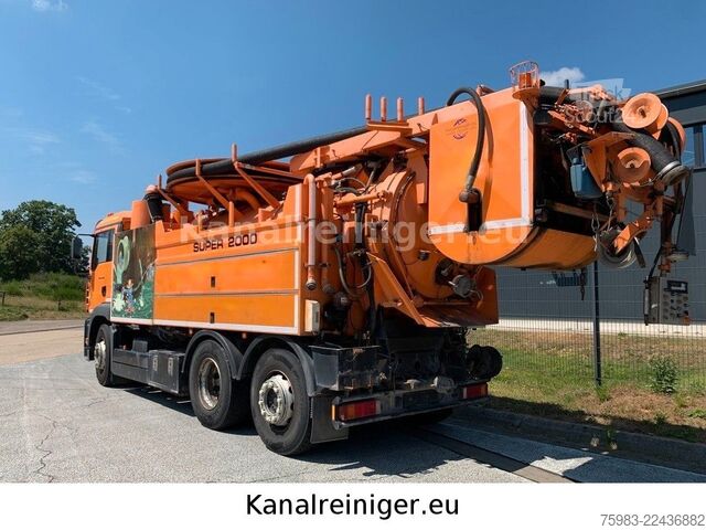 Vacuümtankwagen MAN TGA 26.410 6x2 Wiedemann Super 2000, Recycler