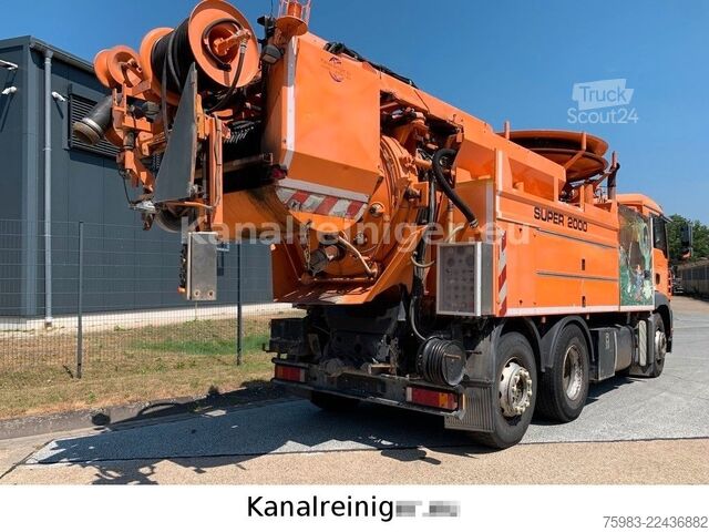Vacuümtankwagen MAN TGA 26.410 6x2 Wiedemann Super 2000, Recycler