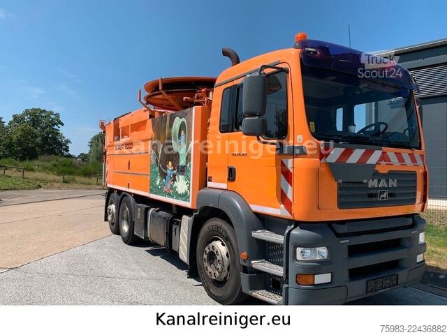 Vacuümtankwagen MAN TGA 26.410 6x2 Wiedemann Super 2000, Recycler