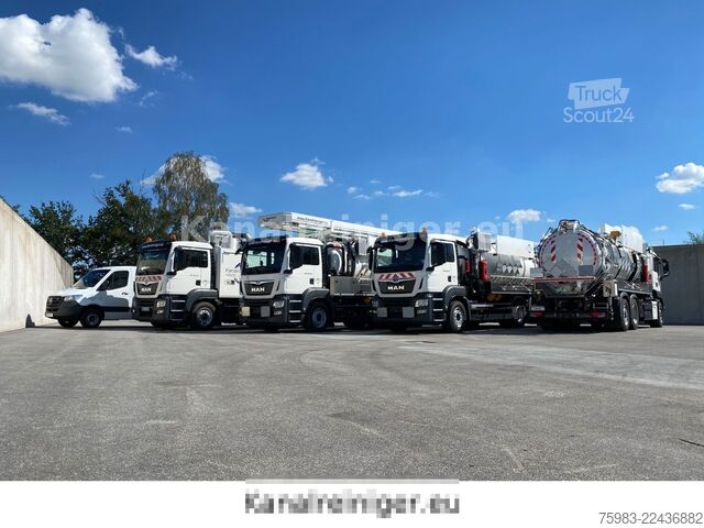Vacuümtankwagen MAN TGA 26.410 6x2 Wiedemann Super 2000, Recycler