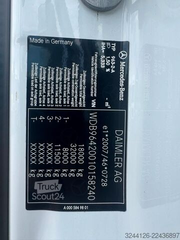 Самосвален камион MERCEDES-BENZ Arocs 1835K/Meiller+Kran-PalfingerPK12501-SLD5+6