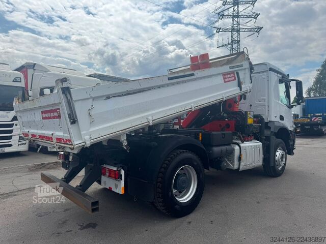 Самосвален камион MERCEDES-BENZ Arocs 1835K/Meiller+Kran-PalfingerPK12501-SLD5+6