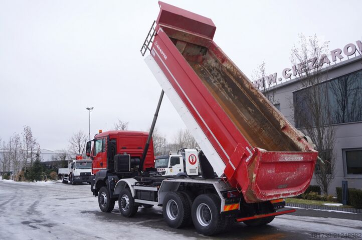 Billenő teherautó MAN TGS 41.480 8x8 E6 / KH-Kipper tipper