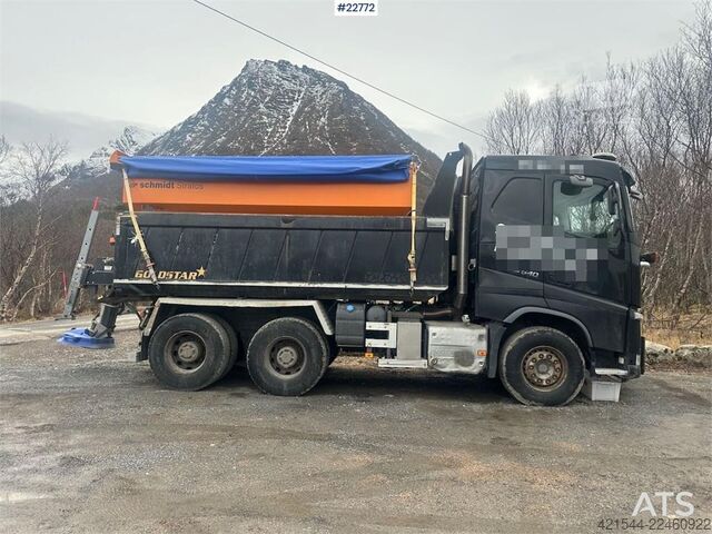  Volvo FH540 plow rigged 6x4 tipper truck w/ planer blade