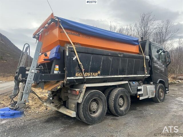  Volvo FH540 plow rigged 6x4 tipper truck w/ planer blade