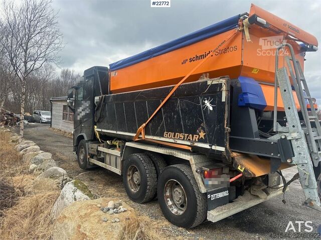 Volvo FH540 plow rigged 6x4 tipper truck w/ planer blade