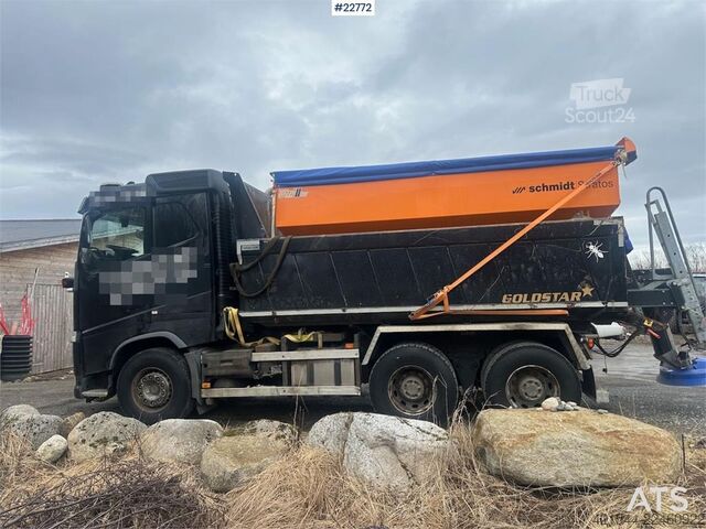  Volvo FH540 plow rigged 6x4 tipper truck w/ planer blade