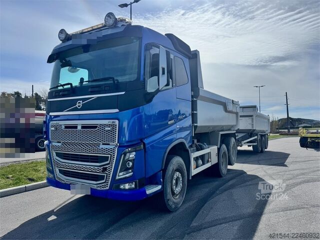  Volvo FH750 6x4 tipper truck with Maur tri-axle trailer