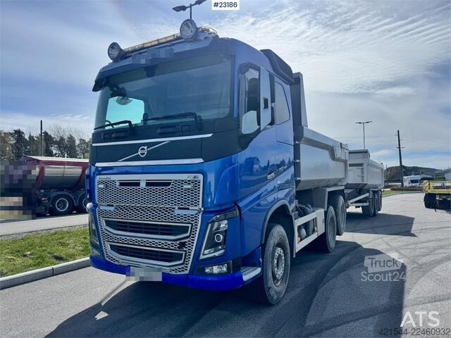  Volvo FH750 6x4 tipper truck with Maur tri-axle trailer
