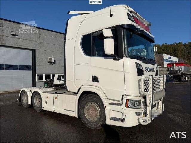  Scania R580 6x4 tractor unit w/ hydraulics