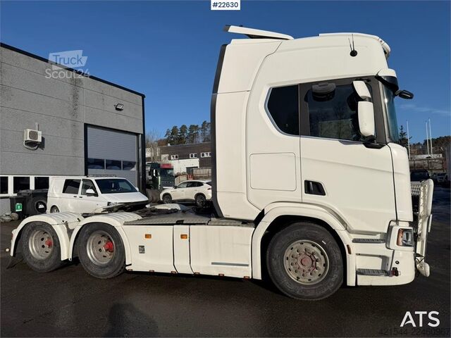  Scania R580 6x4 tractor unit w/ hydraulics