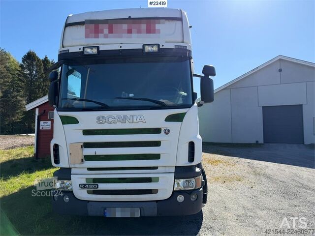  Scania R480 6x2 truck with a 3-axle Krone Profi Liner Nor