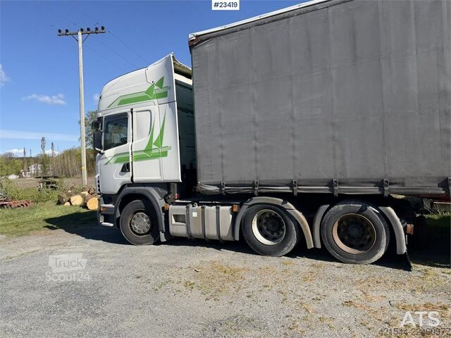  Scania R480 6x2 truck with a 3-axle Krone Profi Liner Nor