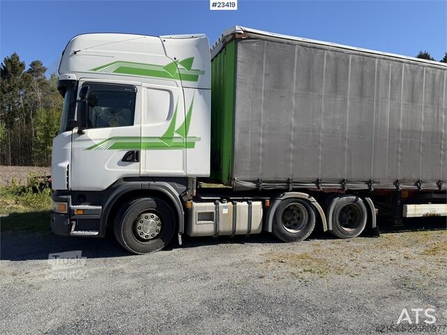  Scania R480 6x2 truck with a 3-axle Krone Profi Liner Nor