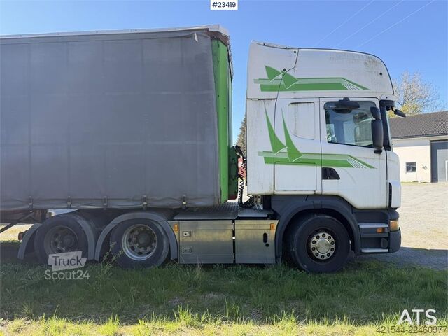  Scania R480 6x2 truck with a 3-axle Krone Profi Liner Nor