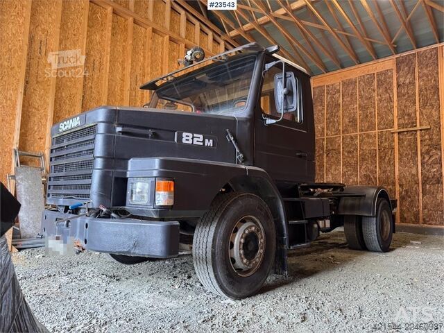  Scania 82M m/ 1971 DAMM SD325 maskinhenger