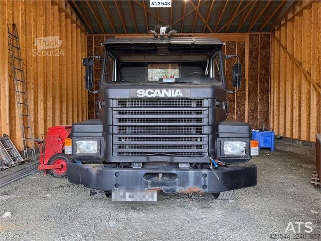  Scania 82M m/ 1971 DAMM SD325 maskinhenger