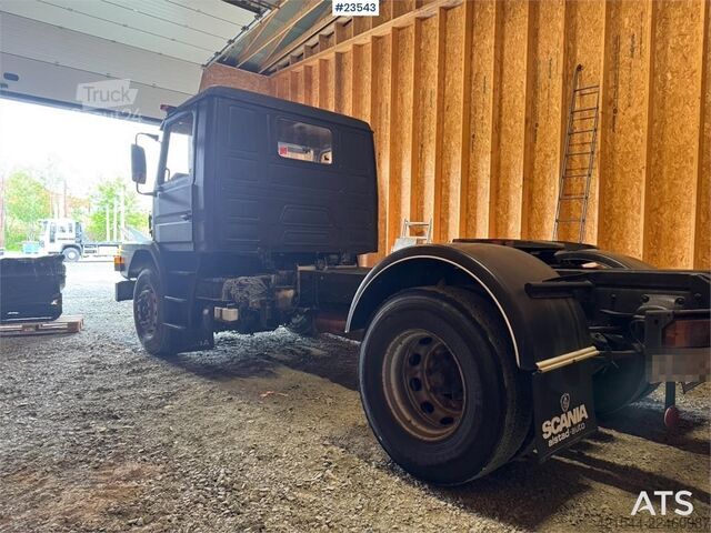  Scania 82M m/ 1971 DAMM SD325 maskinhenger