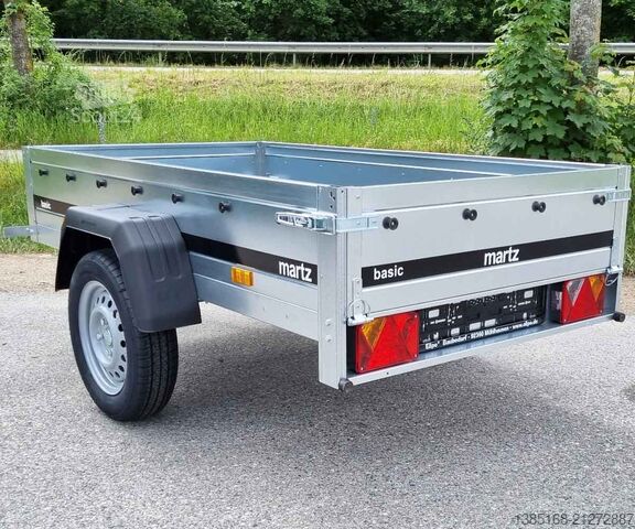 Remorcă auto Martz® Tieflader Anhänger Kastenanhänger Kipp 750kg 201cm x 106cm
