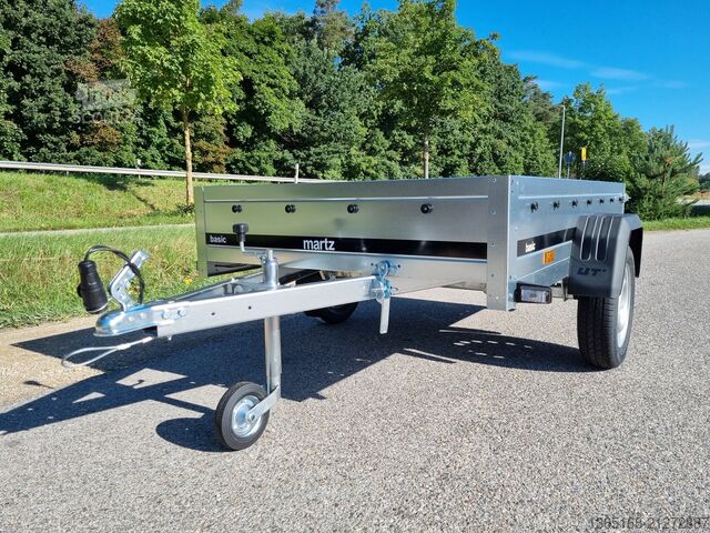 Remorcă auto Martz® Tieflader Anhänger Kastenanhänger Kipp 750kg 201cm x 106cm