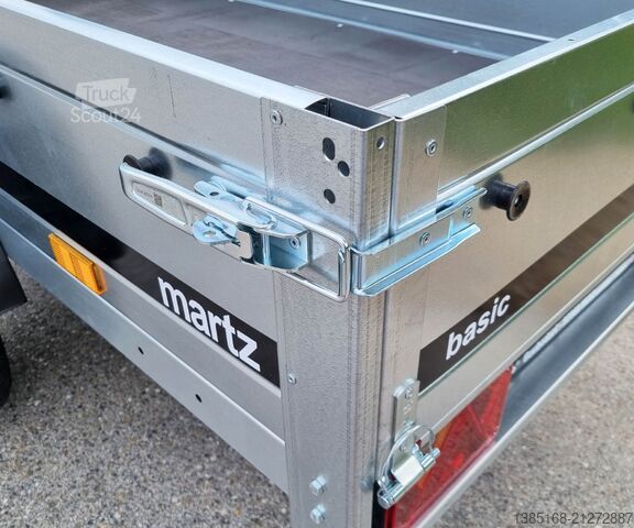 Remorcă auto Martz® Tieflader Anhänger Kastenanhänger Kipp 750kg 201cm x 106cm